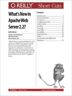 cover image of What's New in Apache Web Server 2.2?